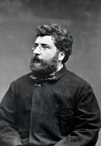 Retrato do compositor e pianista francês Georges Bizet (Paris de Etienne Carjat
