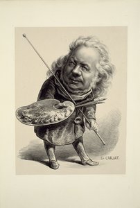Retrato de Honoré Daumier de Etienne Carjat
