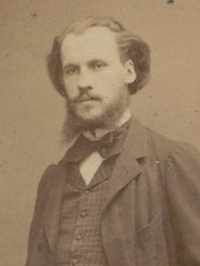 Retrato do compositor Charles Lenepveu 1840-1910 , 1870. de Etienne Carjat