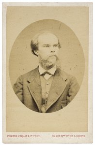 Retrato do poeta Paul Verlaine 1844-1896, c. 1870 de Etienne Carjat