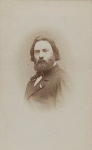 Retrato do pianista e compositor Émile Prudent 1817-1863, ca. 1860. de Etienne Carjat