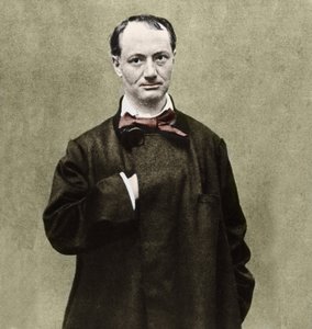 Retrato do poeta Charles Baudelaire (1821-1867). de Etienne Carjat