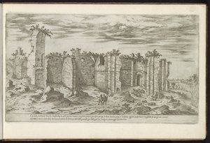 Ruínas das Termas de Caracalla em Roma Edifícios antigos (título da série) I vestigi dell