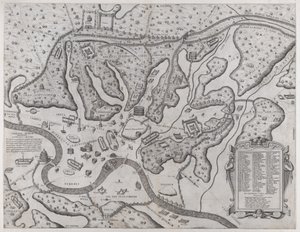 Espelho da Magnificência Romana: Roma Antiga e suas Colinas, do Oeste, 1573., 1573