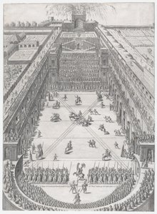 Casamento de Annibale Altemps e Ortensia Borromeo, Roma..., 1565 de Etienne Duperac