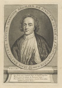 Retrato do poeta Jean-Baptiste de Santeul 1630-1697, um 1700.