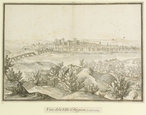 Da cidade de Avignon e arredores : Veüe de la Ville d