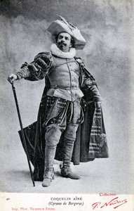 Constant Coquelin aka como Coquelin aîné (1841 - 1909) com o traje de Cyrano de Bergerac (foto)