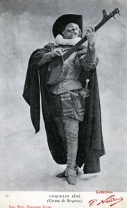 Constant Poppy aka Coquelin aîné (1841 - 1909) fotografada com o traje de Cyrano de Bergerac (foto)