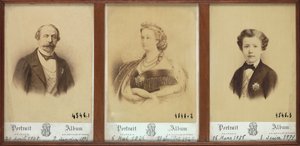 Retrato da família Imperiale de Etienne & Neurdein Louis Antonin (1846 p. 1915) Neurdein