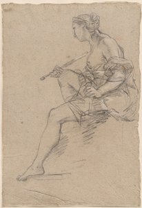 Estudo para uma alegoria da pintura de Etienne Parrocel