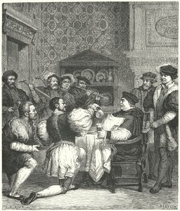 Cardeal Wolsey se divertindo em casa de Etienne after Ronjat