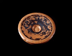 Civilização etrusca: fragmento de corte de terracota dedicado à deusa Deméter 550-530 aC - Da Gravisca, Itália de Etruscan