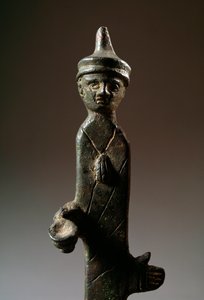 Haruspice, Escultura de Bronze, Século III a.C. de Etruscan Etruscan