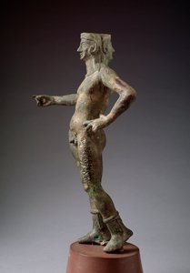A divindade do design Culsans. Escultura em bronze, século III a.C.