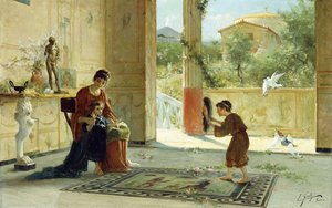 Um Visitante Surpresa (óleo sobre tela)