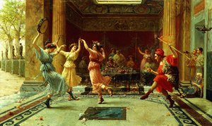 A Dança Romana (óleo sobre tela)