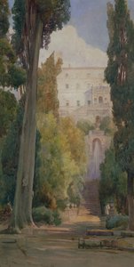 The Villa dEste, Tivoli de Ettore Roesler Franz