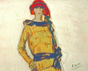 Senhora com chapéu de Eugeen van Mieghem
