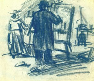 Der Maler René Bosiers de Eugeen van Mieghem