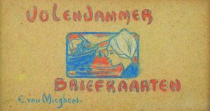 Volendam Postkarte de Eugeen van Mieghem