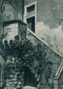 Um canto tranquilo de Taormina, Sicília, Itália, 1927 de Eugen Poppel