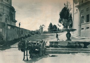 Na parte de trás do Vaticano, perto dos Museus e da Casa da Moeda, Roma, Itália, 1927
