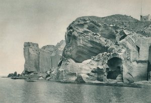 Entrada para uma primavera de enxofre, Ischia, Itália, 1927 de Eugen Poppel