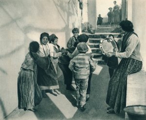 Tarantella, Capri, Itália, 1927