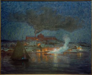Fábrica de petróleo em Rökar