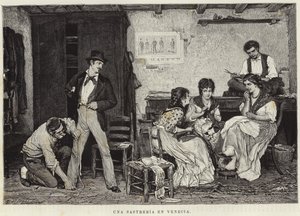 Um alfaiate em Veneza de Eugen von Blaas