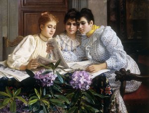 Selecionando o enxoval de Eugen von Blaas