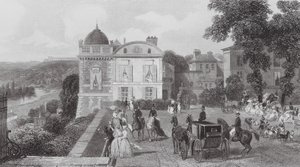 Saint Germain, O Café, Pavilhão de Henrique IV (gravura)