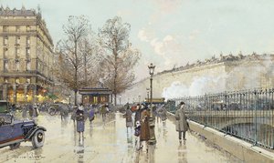 Boulevard Pereire, Paris de Eugene Galien-Laloue