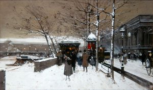 Quai de Seine de Eugene Galien-Laloue