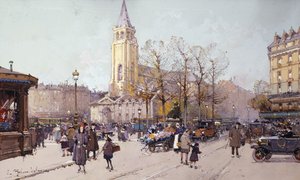 St. Germaine de Pres de Eugene Galien-Laloue