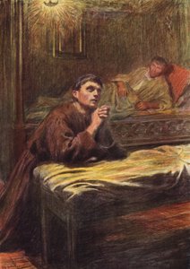 Conversão de Frei Bernardo de Quintavalle (litografia a cores)