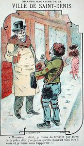 The Honest Child, c.1900 (cor litho) de Eugene (after) Oge