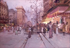 O Portão de St. Denis de Eugene 1854 1941 Galien Laloue