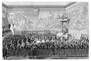 Reunião do Parlamento, Versalhes, 1776, 1885.