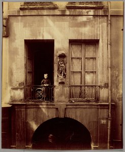 Antigo Collège de Chanac, 12 rue de Bièvre de Eugène Atget