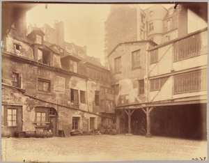 Estalagem do Cavalo Branco, rue Mazet 5 de Eugène Atget