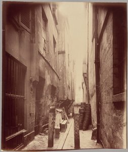 Beco sem saída du Bœuf, rue Saint-Merri de Eugène Atget