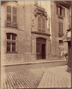Presbitério de Saint-Merri, rue de la Verrerie de Eugène Atget