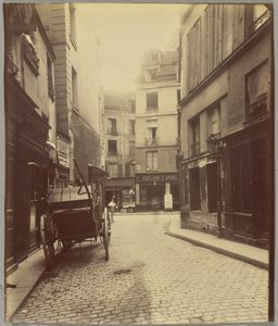 Rue Mazet e Rue Saint-André-des-Arts de Eugène Atget