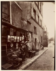 Rue Norvins de Eugène Atget
