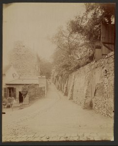 Rua Saint-Vincent, Montmartre de Eugène Atget