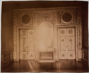 Salão, interior do Hôtel de Lauzun de Eugène Atget