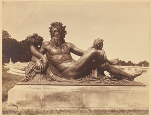 [Estátua de Baco, Versalhes] de Eugène Atget