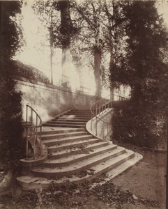 As escadas em Saint-Cloud de Eugène Atget